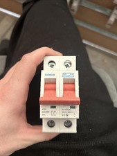 BG British General CUSW100 100A Double Pole Main Switch Isolator