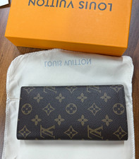 LOUIS VUITTON MONOGRAM ZIPPY WALLET ZIP AROUND LONG PURSE BROWN