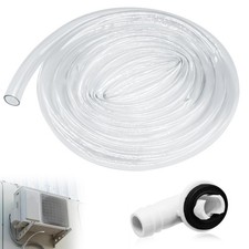 6Ft Air Conditioner Drain Hose 3/5 Inch Portable AC Drain Hose Elbow Fitting
