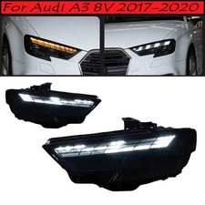 Upgrade For Audi A3 8V 2017-2020 S3 RS3 Sedan Hatchback LED Headlight Assembly