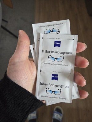 ZEISS Brillen-Reinigungst?Cher Mit Alkohol 200 St?Ck Zur Schonenden & Gr?Ndliche