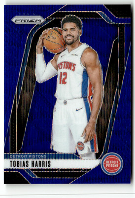 2024-25 Panini Prizm NBA No. 178 Tobias Harris Blue Wave Prizm 121/125