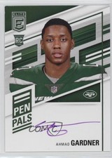 2022 Panini Donruss Elite Pen Pals Purple Ink Ahmad Gardner Sauce Auto 19e1