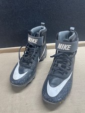 Nike Fastflex Cleats 6Y Black Gray used 880133-002