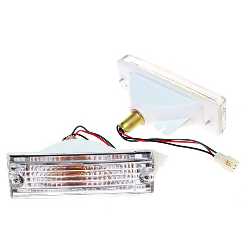 88-02 ISUZU TF TFR RODEO PICKUP NEW CRYSTAL CLEAR BUMPER INDICATOR SIGNAL LIGHTS - Picture 2 of 6