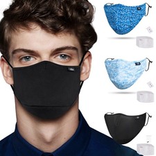 SPRING SEAON 3PCS Adults Cotton Face Masks Unisex Washable Reusable Cloth Mask