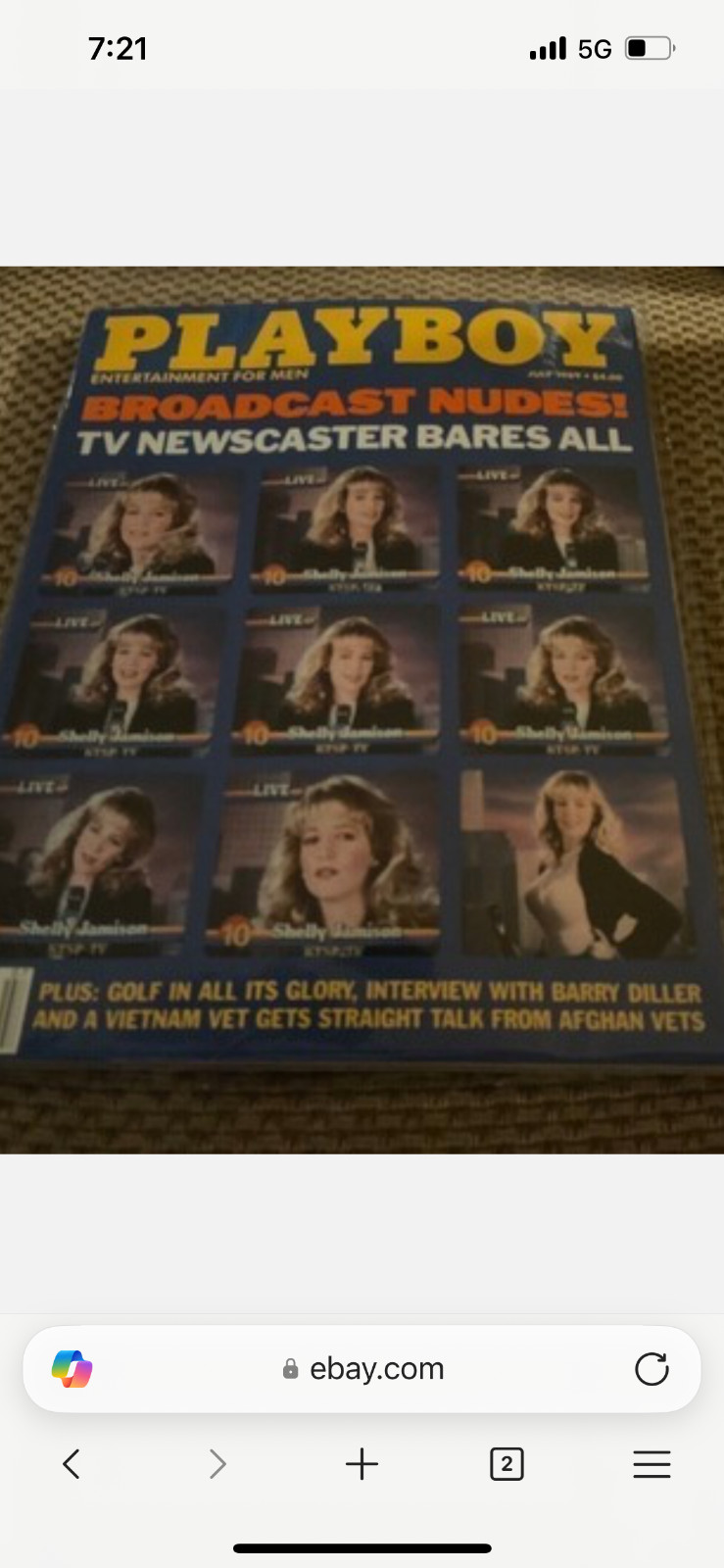 Vintage Playboy Magazine July 1989, Newscasters Nude, Excellent Condition