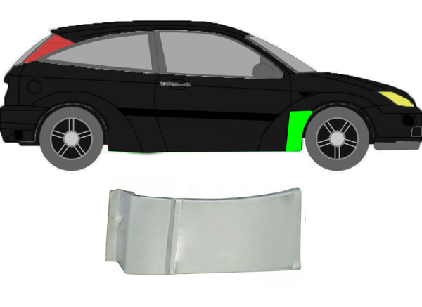 KotflüGel FüR Ford Focus MK 1 1998 - 2007 Vorne Rechts-image
