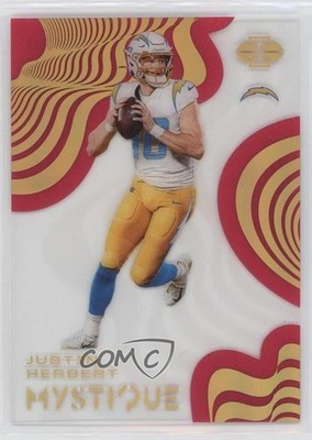 2020 Panini Illusions Mystique Pink 49/399 Justin Herbert #MY3 Rookie RC dd2