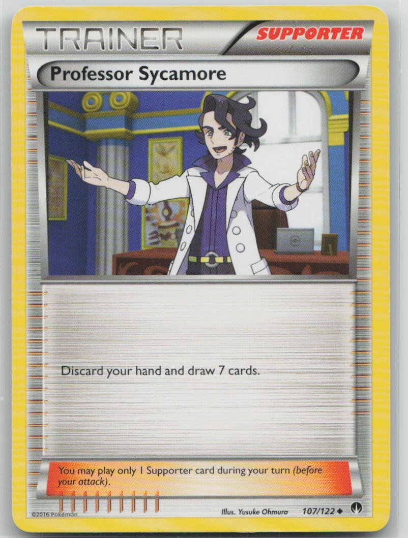 Professor Sycamore – Pokémon TCG BREAKpoint 107/122 Supporter Uncommon MP