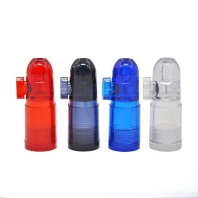 4PCS Portable Acrylic Empty Bottle for Snuff Spice Storage Containerm 49mm