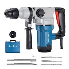 1-1/8 Inch SDS-Plus Hammer Drill Safety Clutch, 9.2 Amp Corded Demolition Hammer