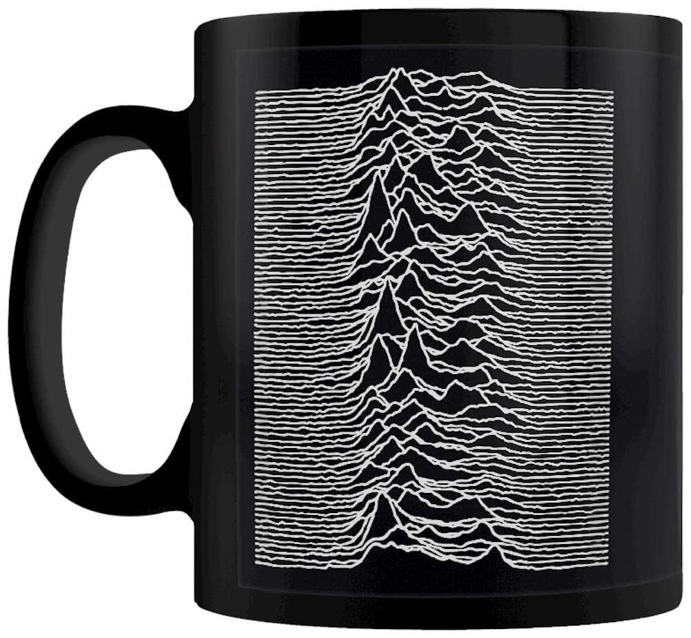 Кружка в форме волны Joy Division Unknown Pleasures один размер Черныйбелый 3590₽
