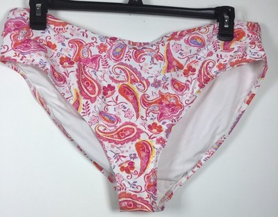 Time And Tru Women  1X (16W-18W) Garden Bloom Floral Print Bikini
