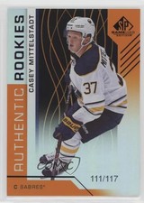 2018 SP Game Used Authentic Rookies Orange Rainbow 111/117 Casey Mittelstadt 2r7