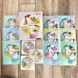 PFAFF Creative Suite Embroidery System CD-ROM & Dongle for Windows As Is Read