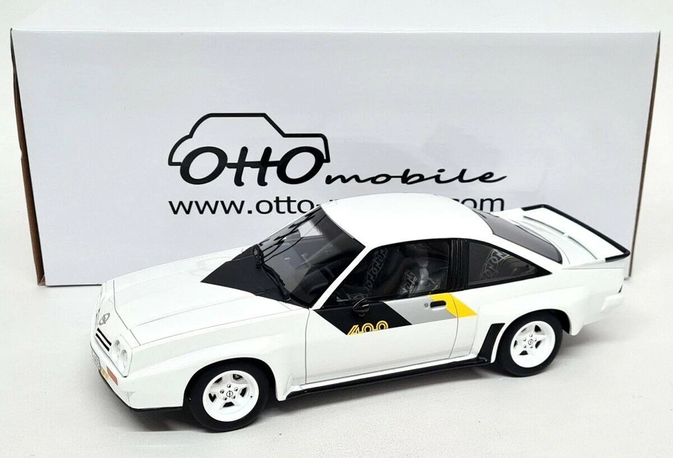 Otto 1/18 - Opel Manta B 400 White 1982 Resin Scale Model Car - Image 2 of 4