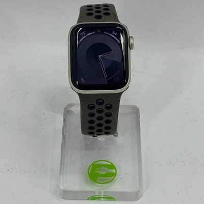 GPS Apple Watch SE 2nd Gen 40MM Starlight Aluminum Nike Sport Band MNL73LL/A