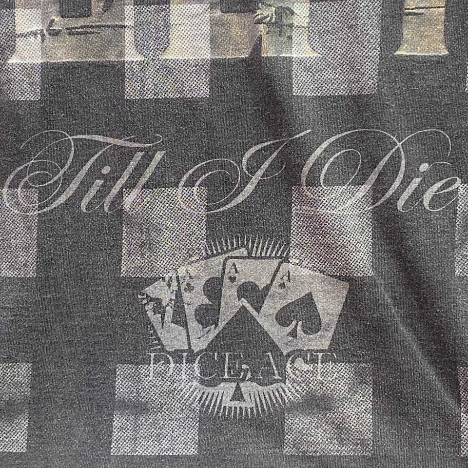 Camisa Dirty South Para Hombres 3XL Negra Grunge Agotada AOP Motocicleta Ropa de Calle Foto 4 de 4