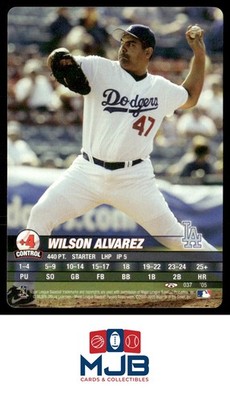 2005 MLB Showdown Trading Deadline Wilson Alvarez #037 Los Angeles Dodgers