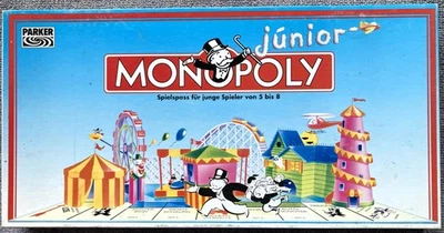 Monopoly Junior – 1992 | komplett | sehr guter Zustand | Familienspiel-Klassiker - Bild 1 von 4