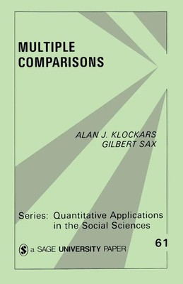 Alan J. Klockars (u. a.) | Multiple Comparisons | Taschenbuch | Englisch (1986)