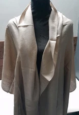 Women's Pashmina/silk Blend  Shawl Scarf Brown Soft Cover Up Cashmere Runway 