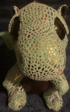 Ty Beanie Baby 6" Cinder The Green DragonStuffed Animal Plush Toy Used Condition
