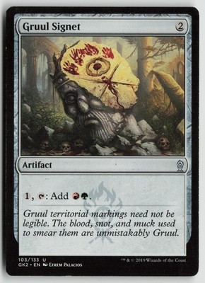 Gruul Signet MP 103 Ravnica Allegiance: Guild Kits Magic: The Gathering