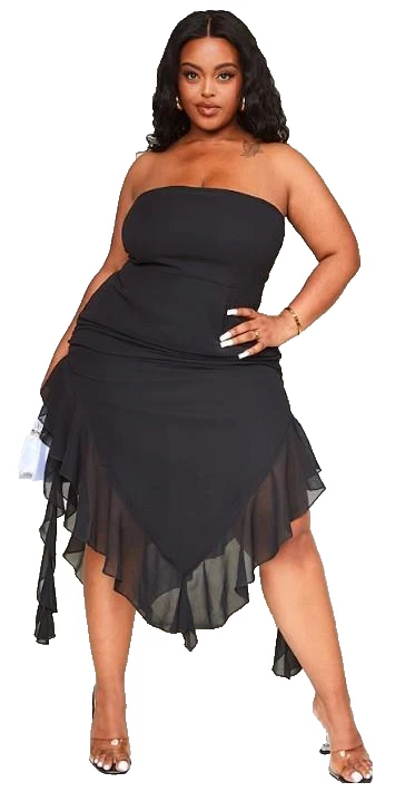 pretty little thing plus size evening dresses Plus Size Dress (Wine-Glitter) Mother of the Bride, Ball, Cruise, Prom –  Redcarpetdresses.co.uk