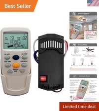 FAN-9T Thermostatic Ceiling Fan Light Remote Control Kit for Hampton Bay Hunt...