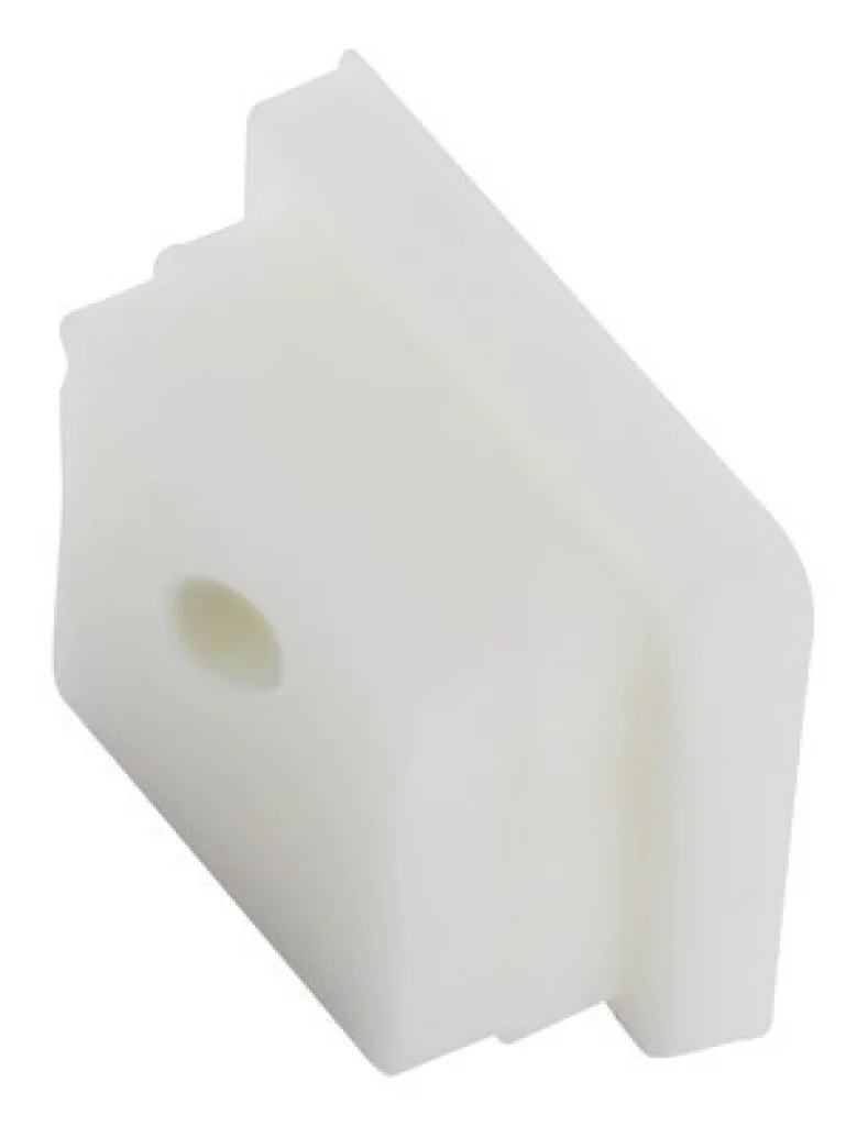 LED Tape End Cap With Cable Entry For 24.9mm x 13mm Recessed Profiles Integral
