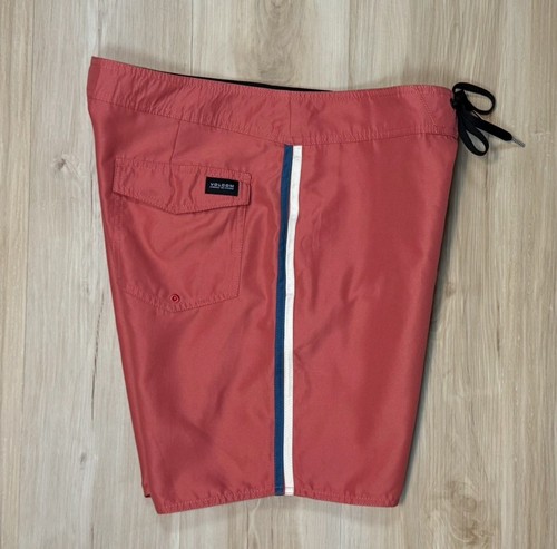 VOLCOM Swim Trunks Lawton Board Shorts 7.5” Coral/ Mineral Red Surf Men's sz 34 - Picture 5 of 13