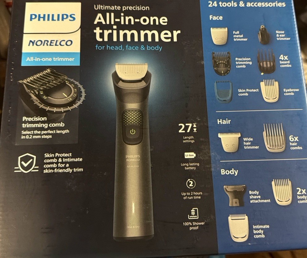 Philips Norelco All-in-one trimmer, specifically the Multigr