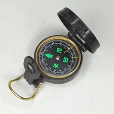 Vintage Black Engineer Directional Compass