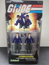 Super7 ReAction  GI Joe Cobra Crimson Guard Commanders Tomax & Xamot O-Ring Figs