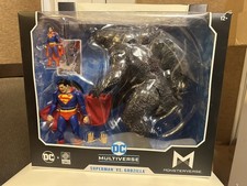 Dc Comics Justice League Superman Vs Godzilla action figure IN Box McFarlane Toy