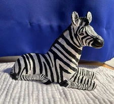 Plaster Zebra, hand painted in the USA 1994