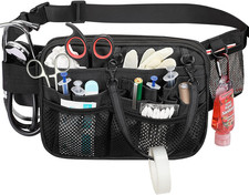 Professional Nurse Fanny Pack with Tape Holder and Multi-Compartment Design