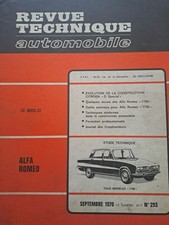 Revue technique Alfa Romeo SPIDER