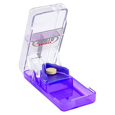 EZY DOSE Pill Cutter with Safety Shield, Safely Cut Pills and Vitamins, Pill