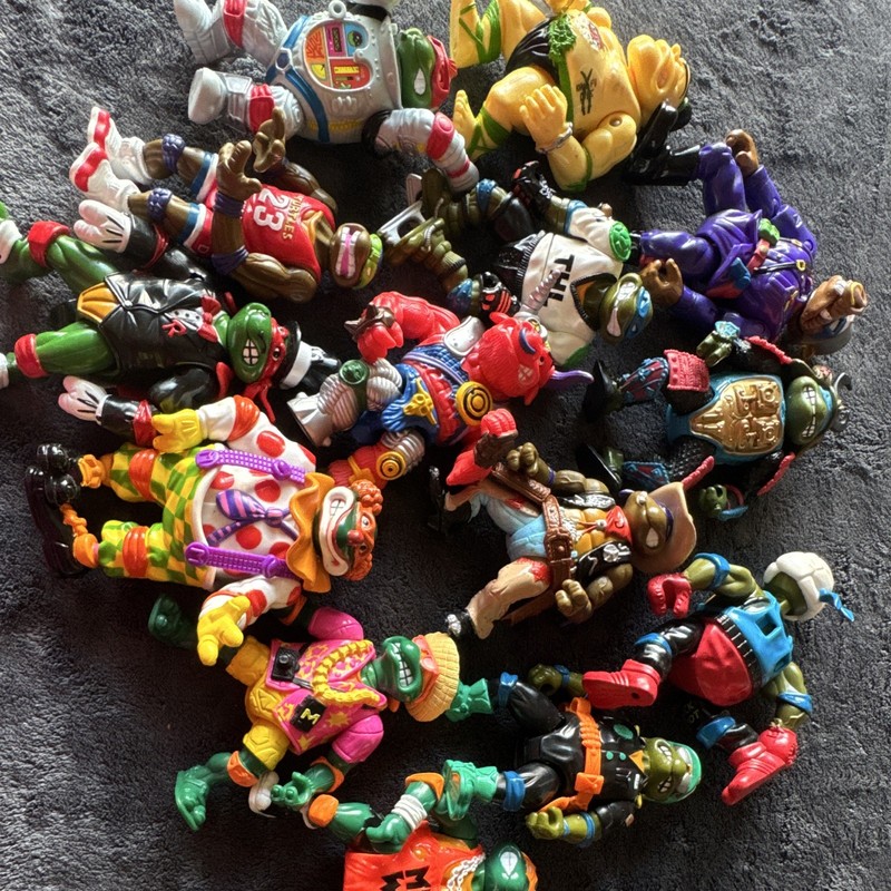 Playmates Toys TMNT Teenage Mutant Ninja Turtles Figure Lot 10+ Loose 1990s