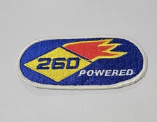 Original Sunoco 260 Powered Vintage Automotive Drag Racing Iron On Patch 