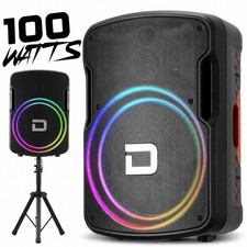 15 100W Bluetooth PA Speaker with Microphone,...