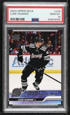 2023-24 Upper Deck Series 1 Young Guns Luke Hughes #248 PSA 10 GEM MT 0u20