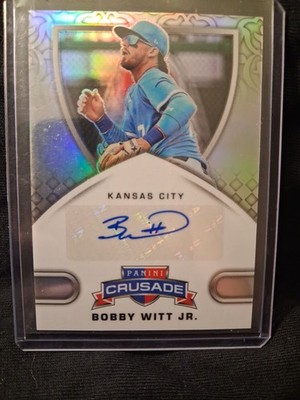 2025 Panini Crusade Bobby Witt Jr. #27 Auto Signature Series /99