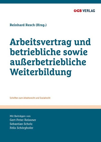 Arbeitsvertrag Und Betriebliche Sowie AußErbetriebliche Weiterbildung Reinhard R-image