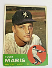 1963 TOPPS ROGER MARIS #120 NY YANKEES