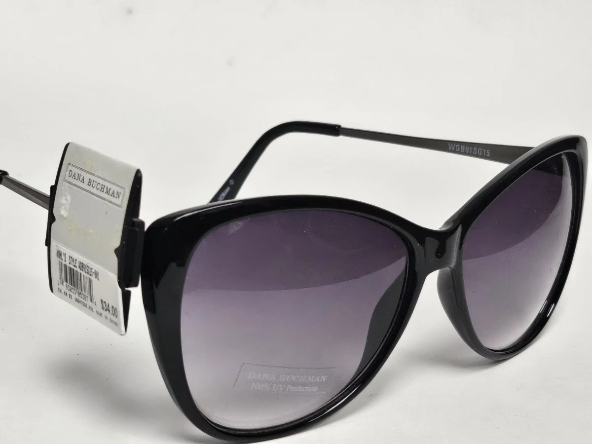 Dana Buchman sunglasses black Dana Buchman WDB61SG16 Sunglasses Brown Lens 200 Designer  main image 3