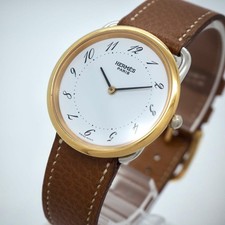 Guter Zustand HERMES Uhr mit Box Herren Damen auch HERMES,19295